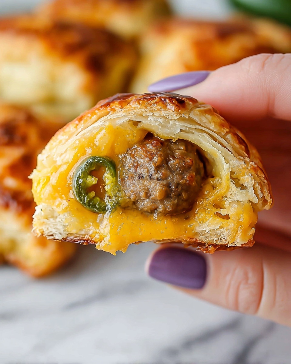 Jalapeno Popper Pigs in a Blanket Recipe - Recipe Image