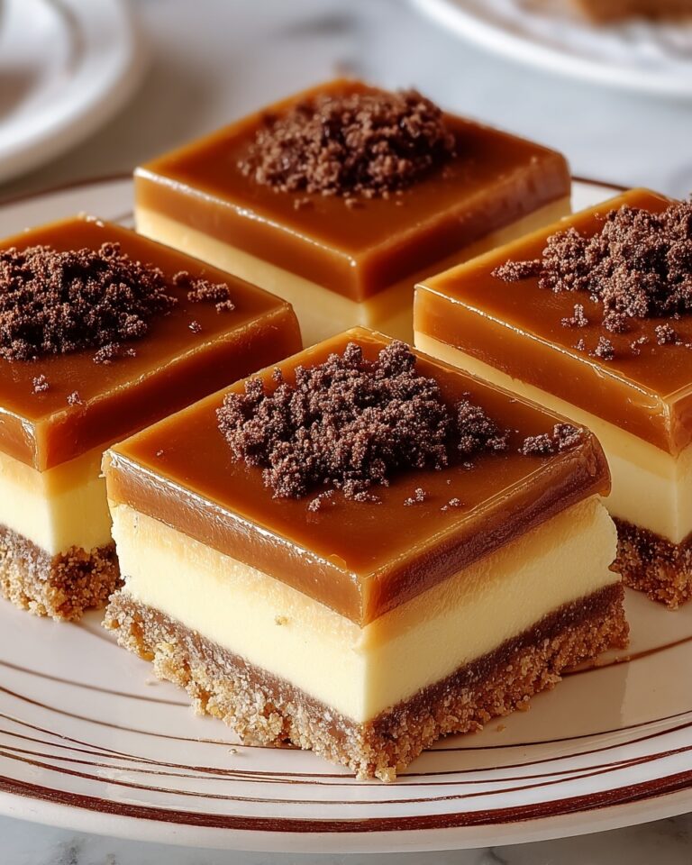 Dulce de Leche Cheesecake Bars Recipe