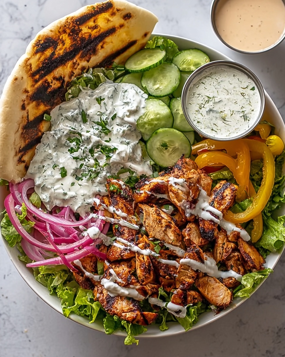 Mediterranean Chicken Tzatziki Bowls Recipe - Recipe Image