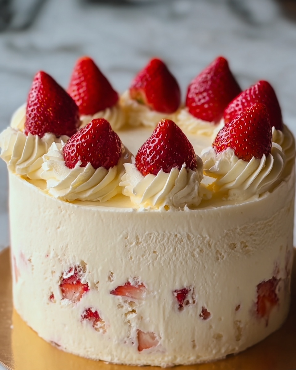 Strawberry Cheesecake Pound Cake Recipe - Recipe Image