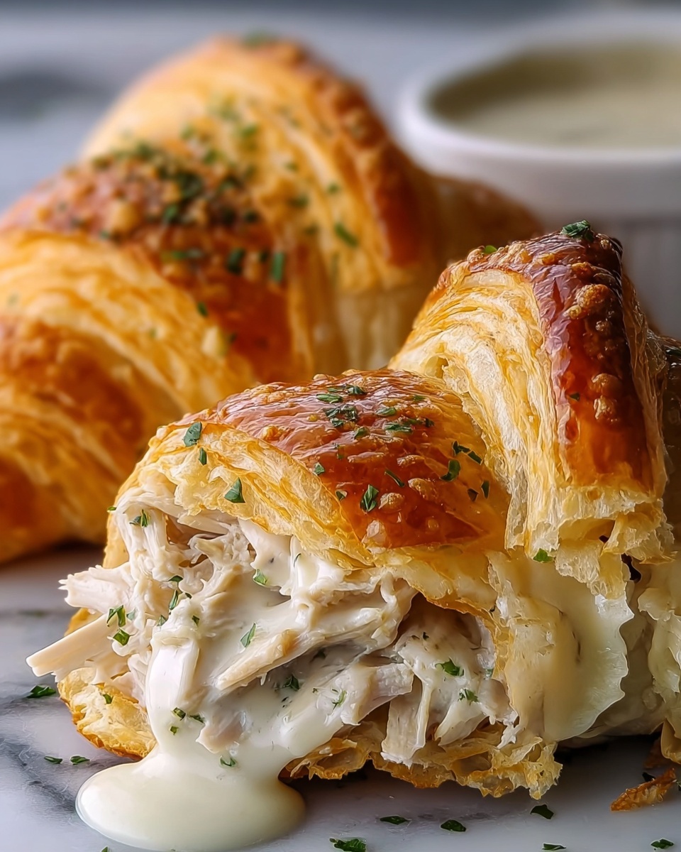 Chicken Stuffed Crescent Rolls Recipe - Recipe Image