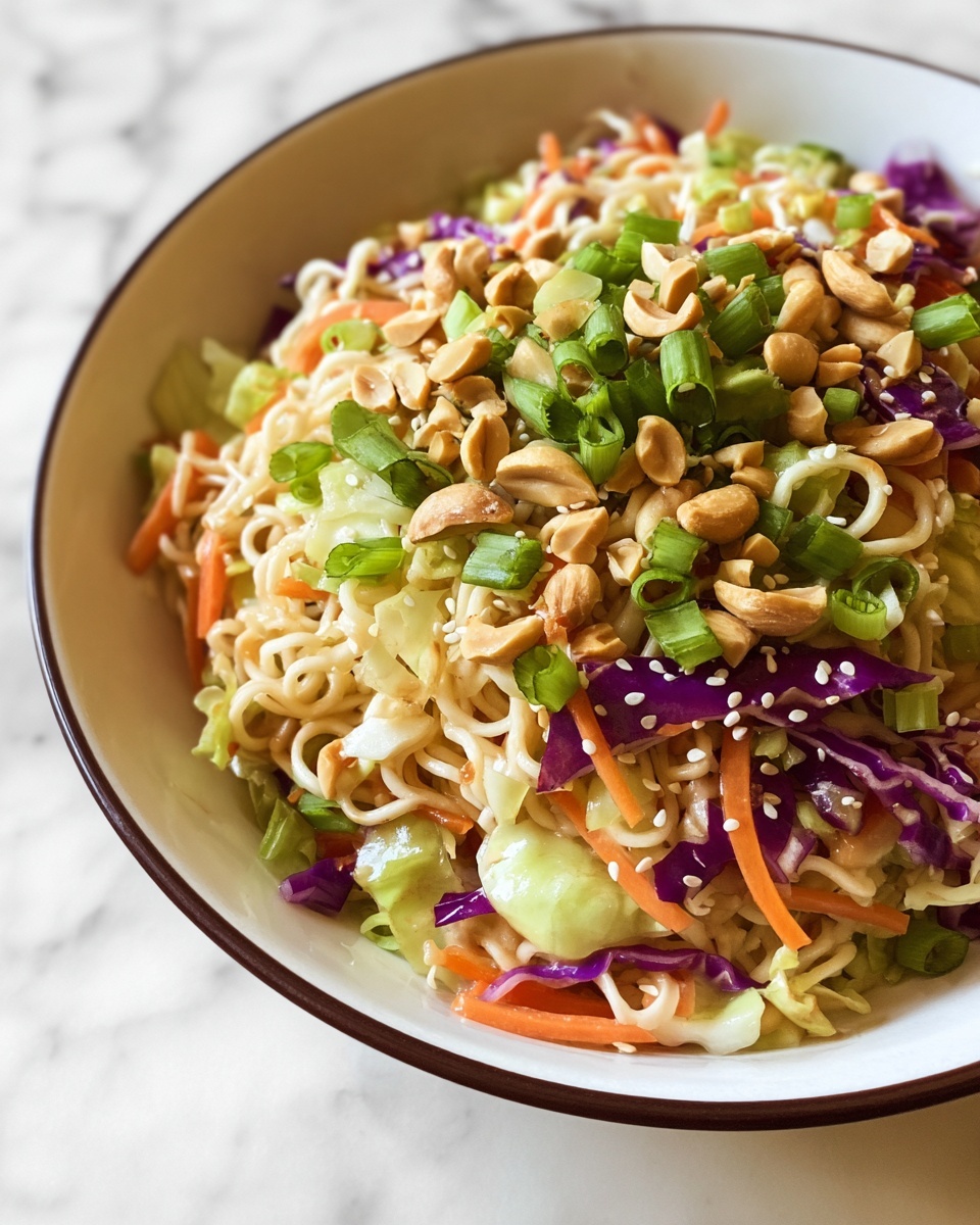 Crunchy Ramen Noodle Salad Recipe - Recipe Image