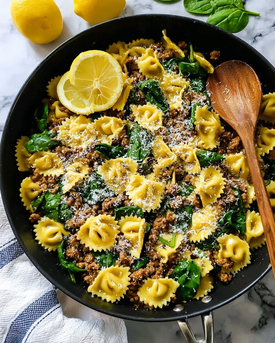 One-Pan Tortellini and Sausage Skillet Dinner Recipe - Recipe Image
