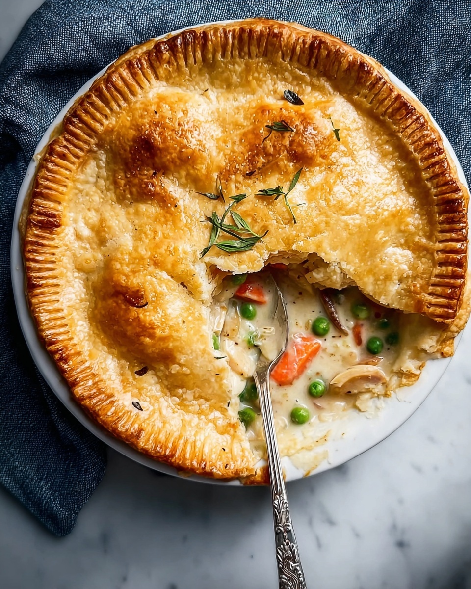 Easy Chicken Pot Pie Recipe - Recipe Image