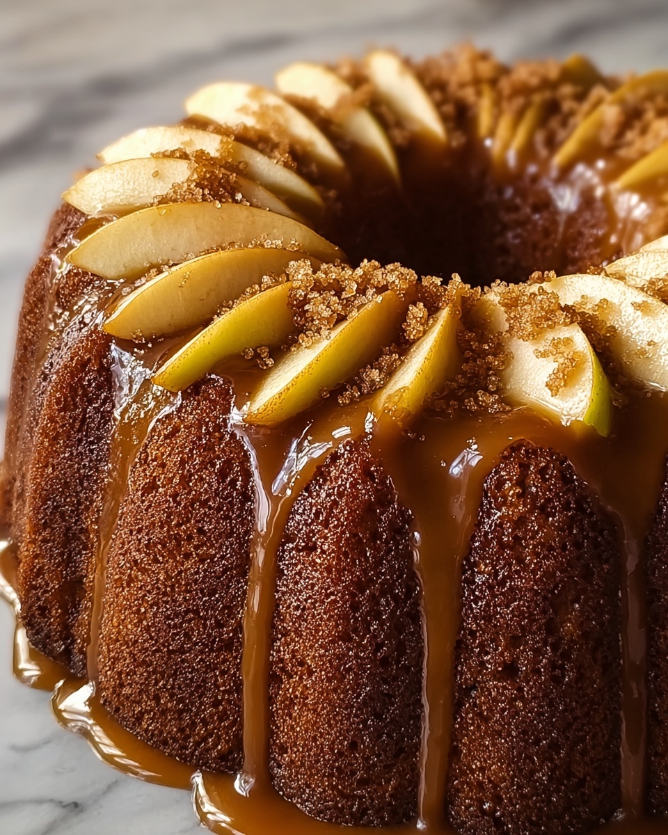 Caramelized Peach and Brown Sugar Pound Cake Recipe - Recipe Image