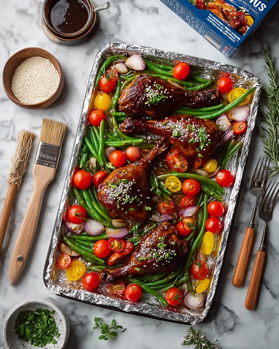 Honey Soy Chicken Foil Packets Recipe - Recipe Image