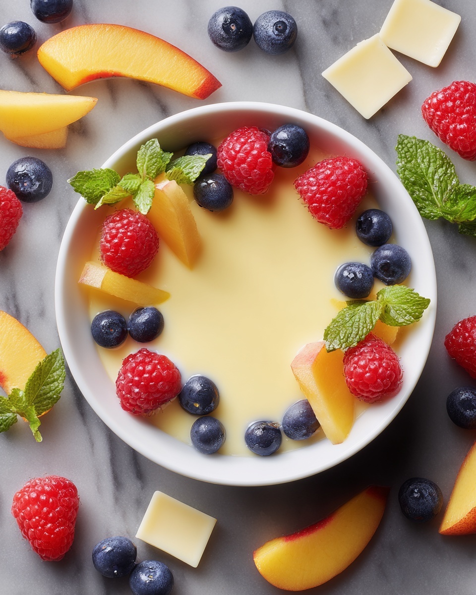 Vanilla Pudding with Fresh Fruit Recipe - Recipe Image