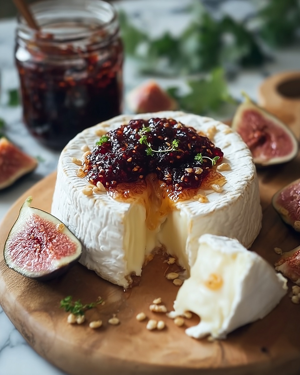 Boursin Cheese with Fig Jam and Pistachios Recipe - Recipe Image