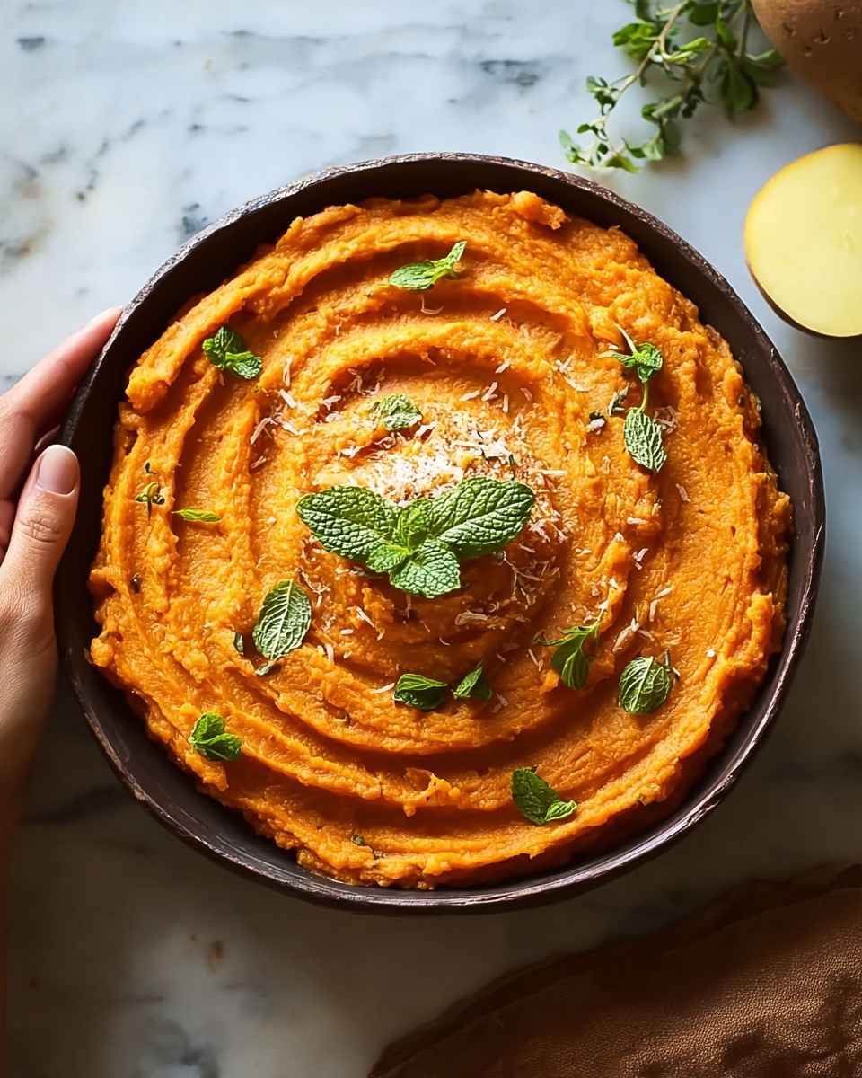 Creamy Maple Mashed Sweet Potatoes: A Soul-Warming Side Dish Recipe - Recipe Image