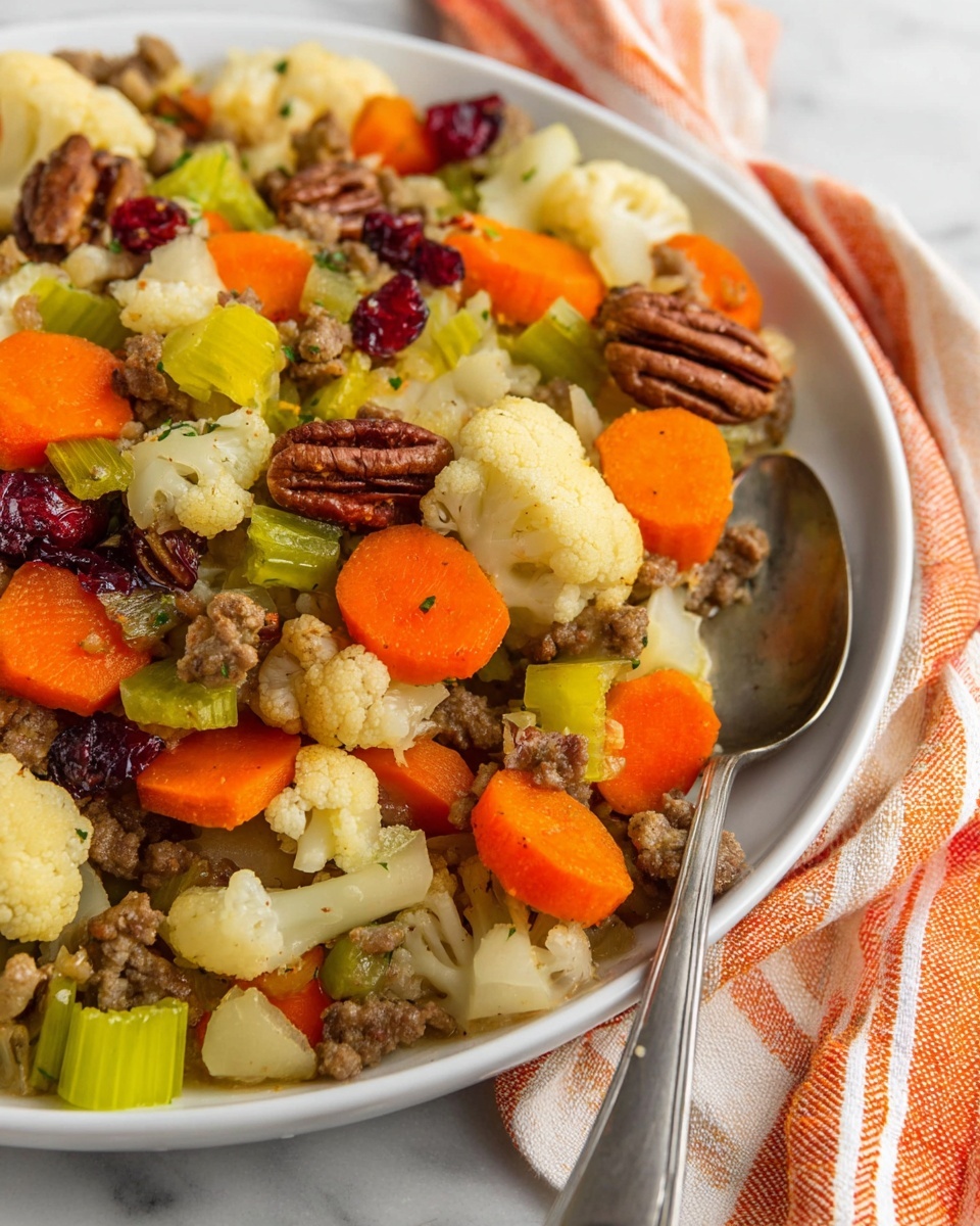 Savory Cauliflower Stuffing Recipe - Recipe Image