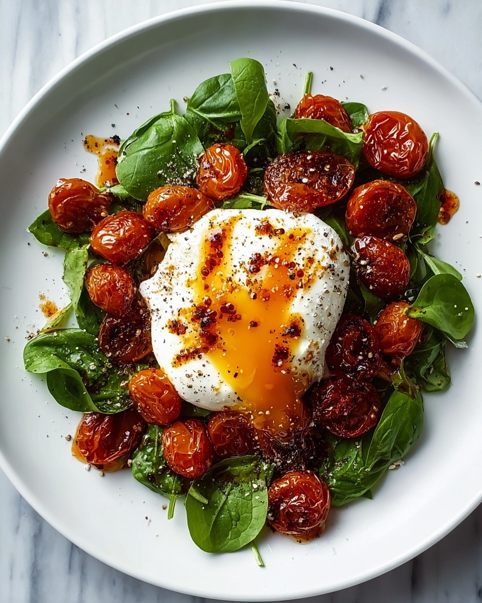 Fresh Burrata and Tomato Salad with Savory Harissa Dressing Recipe - Recipe Image