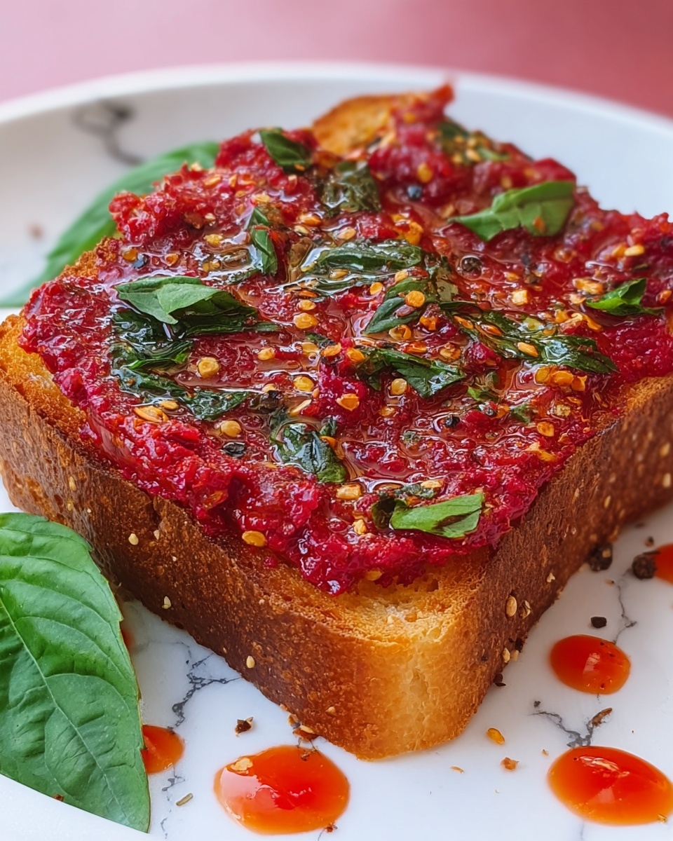Fresh Beetroot and Tomato Pan con Tomate Toasts Recipe - Recipe Image