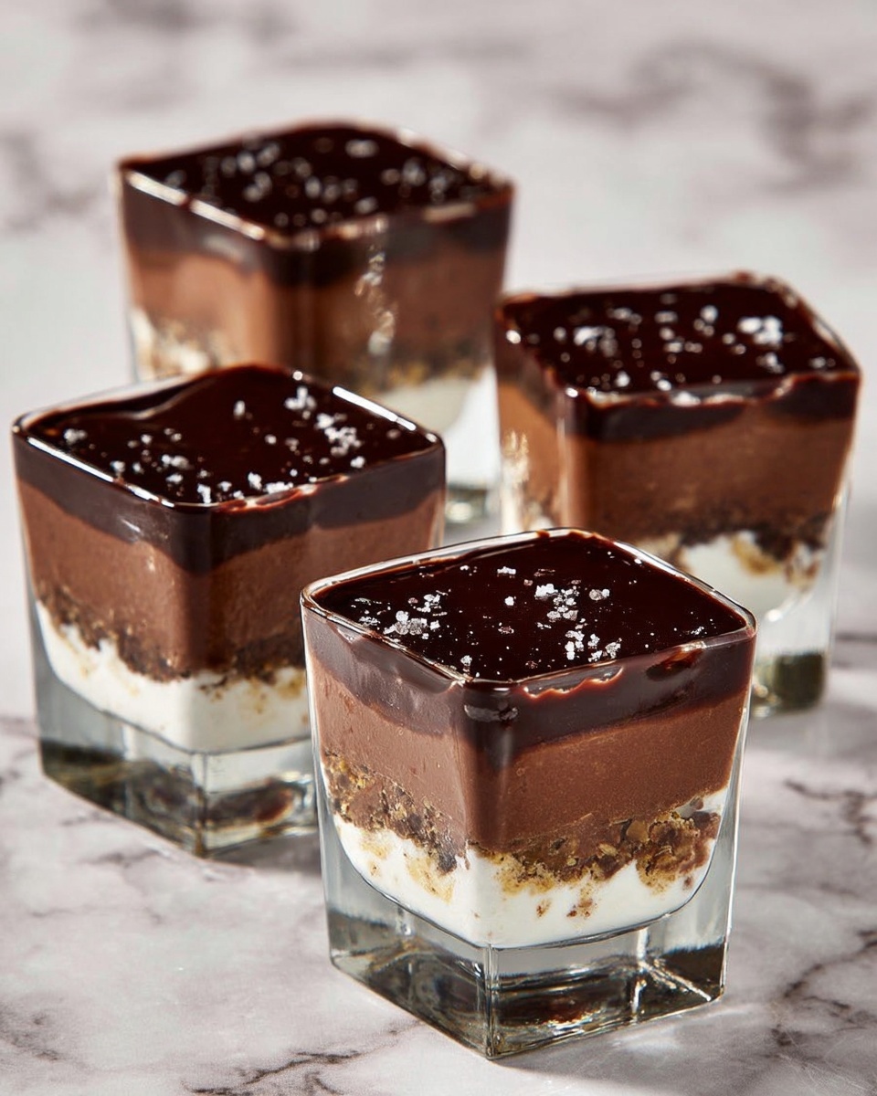 Reese's, Oreo, and Chocolate Mini Layered Desserts Recipe - Recipe Image