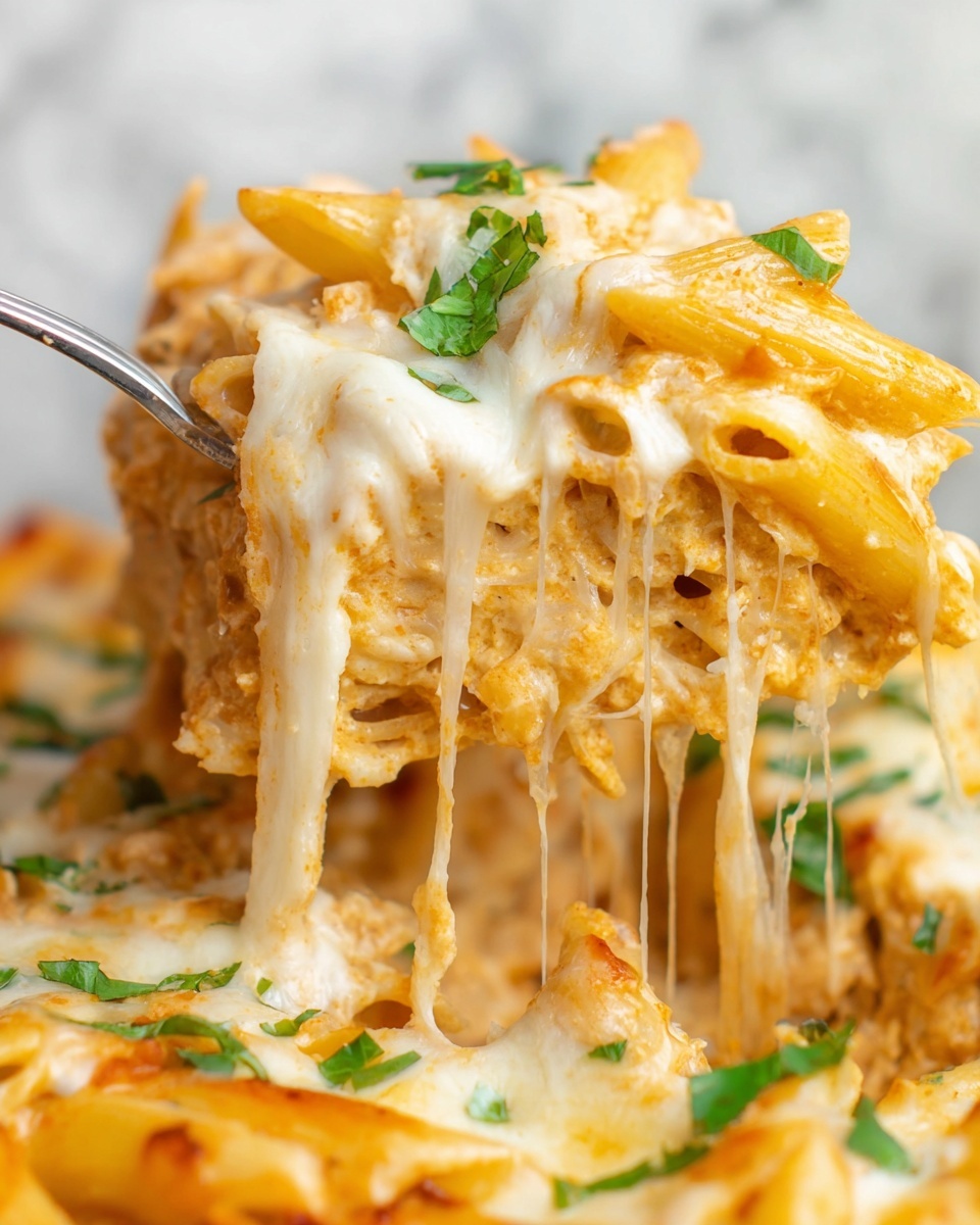 Buffalo Chicken Penne Casserole Recipe - Recipe Image