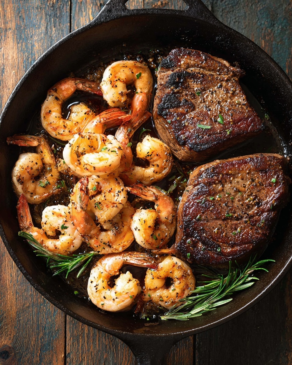 Surf and Turf: Perfect Steak and Shrimp Recipe - Recipe Image