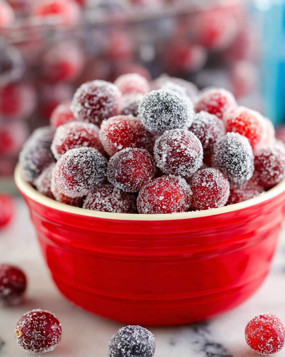 Sugared Cranberries (Easy Recipe) Recipe - Recipe Image