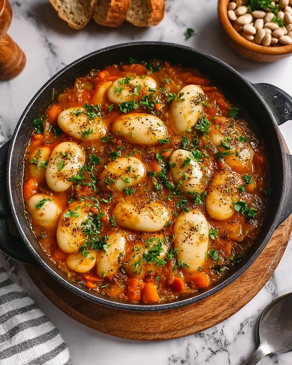 Cheesy White Bean Tomato Bake Recipe - Recipe Image