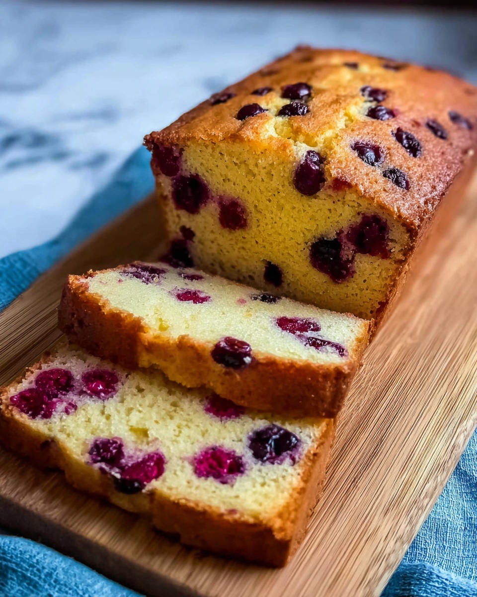 Blackberry Loaf Cake Recipe - Recipe Image