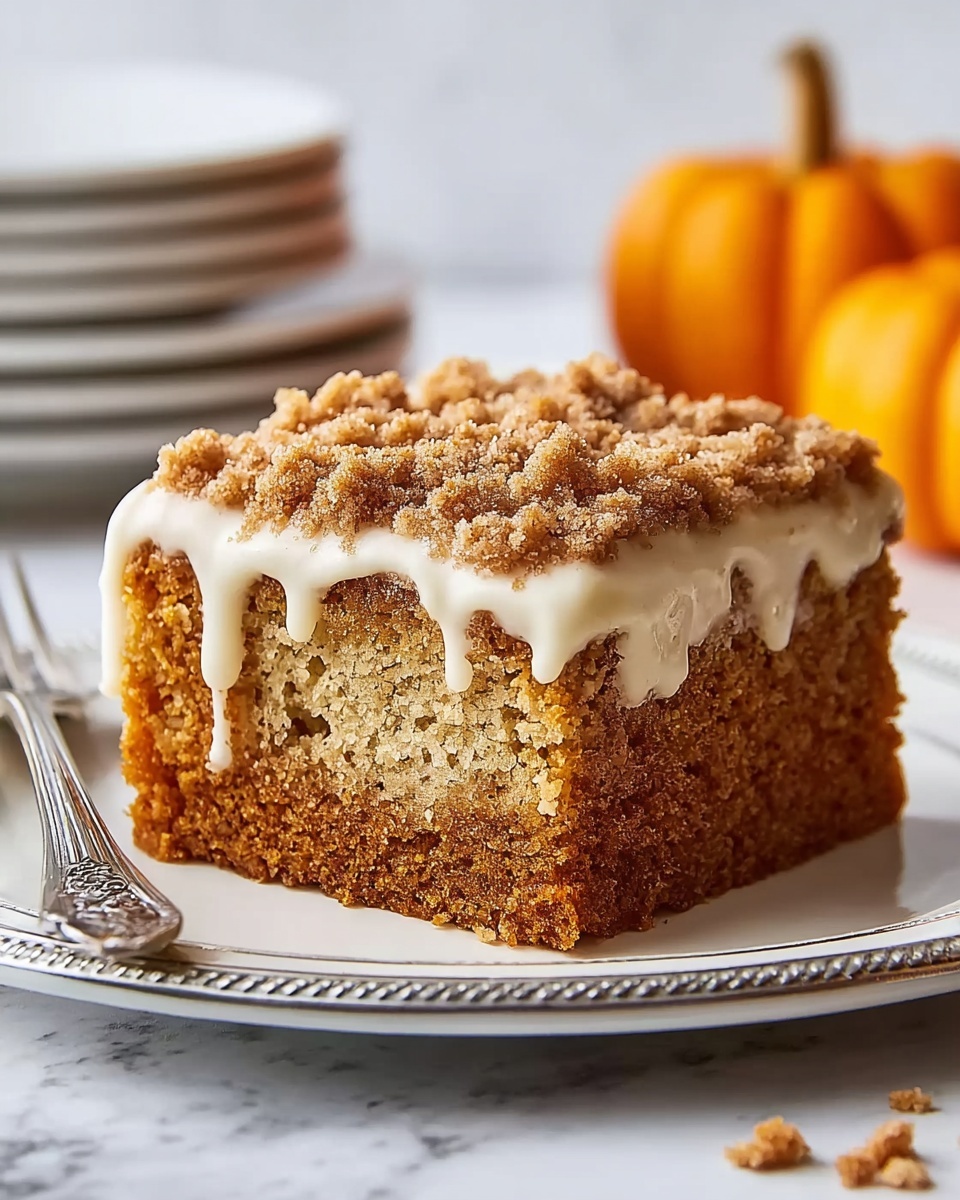 Pumpkin Crumb Cake Recipe - Recipe Image