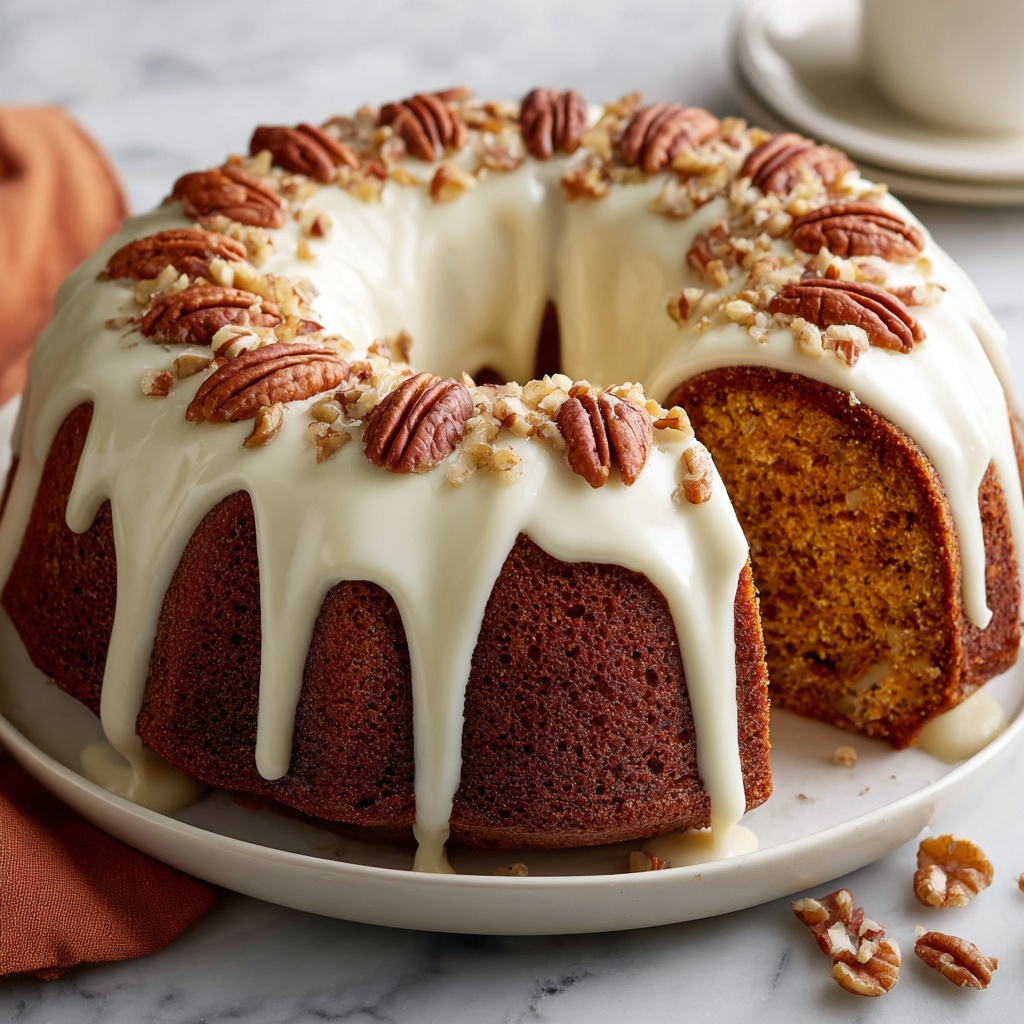 Spiced Applesauce Cake with Cream Cheese Frosting Recipe - Recipe Image