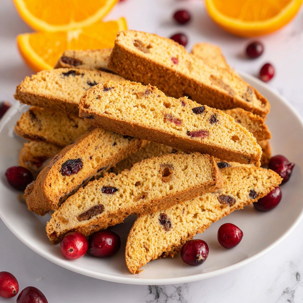 Orange Cranberry Biscotti Recipe - Recipe Image
