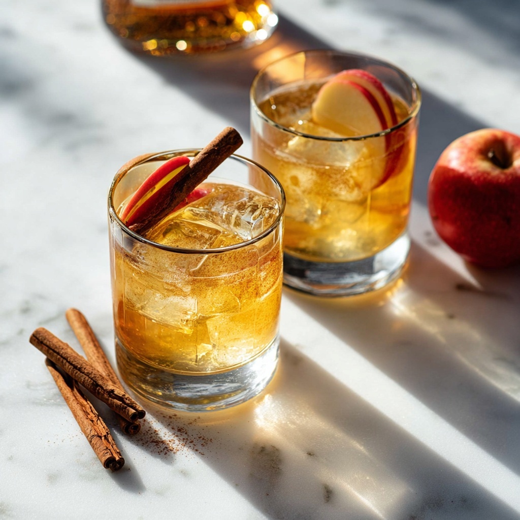 Apple Cider Bourbon Cocktail Recipe - Recipe Image