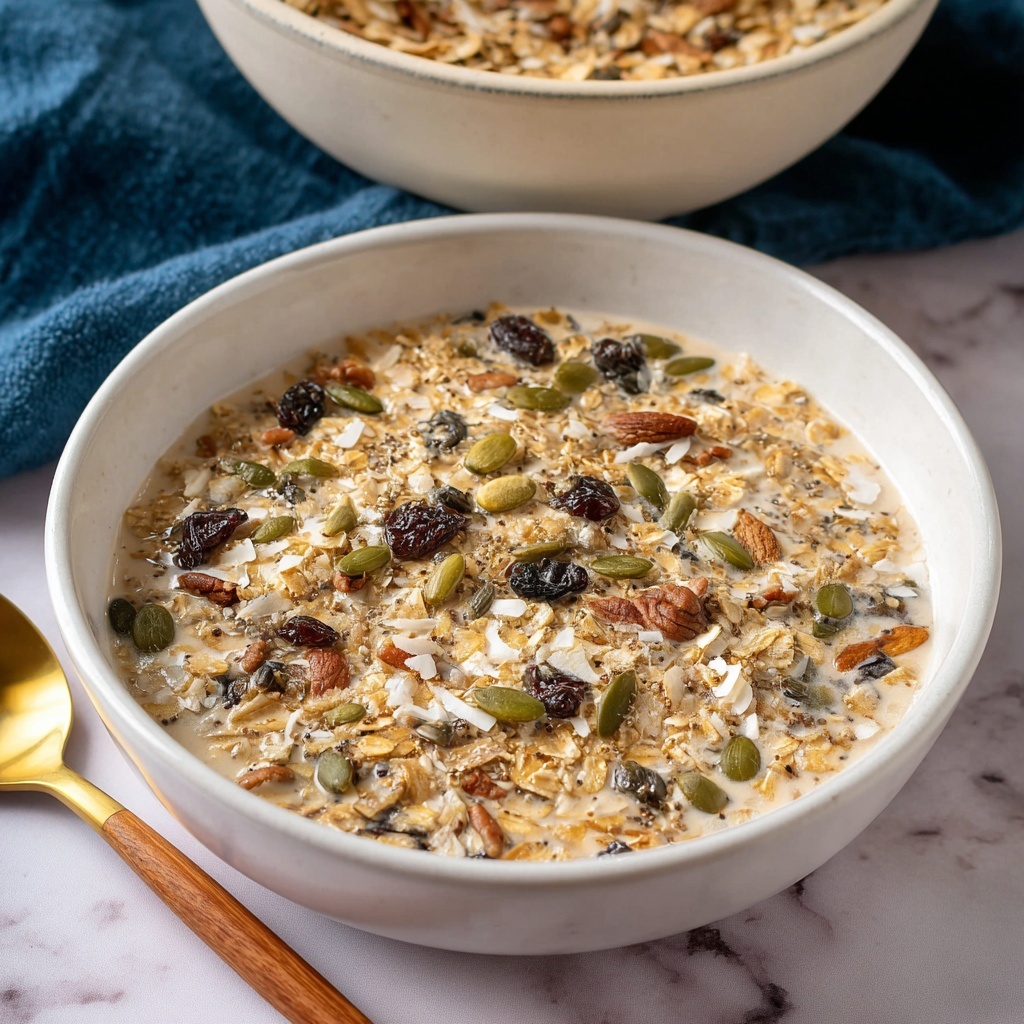 Homemade Muesli with Nuts, Seeds, and Dried Fruit Recipe - Recipe Image