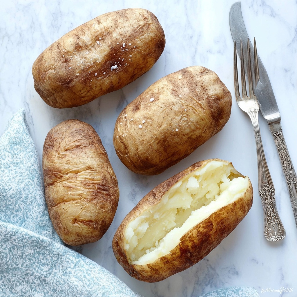 How to Make Perfect Baked Potatoes Recipe - Recipe Image