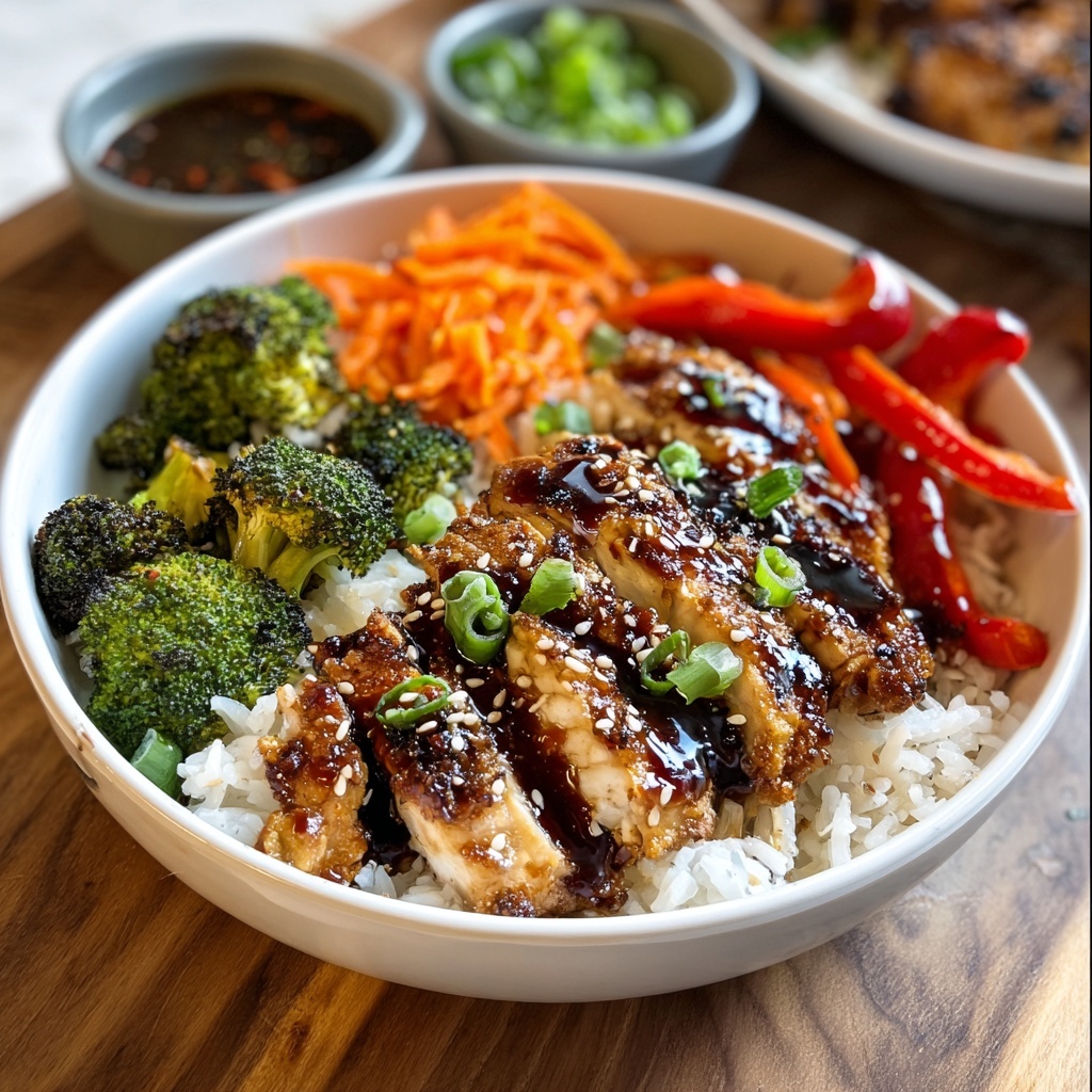 Teriyaki Chicken Bowls Recipe - Recipe Image