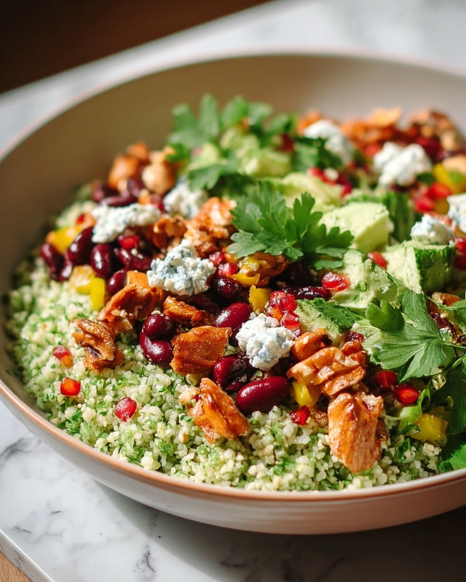 Mediterranean Crispy Rice Salad Recipe - Recipe Image