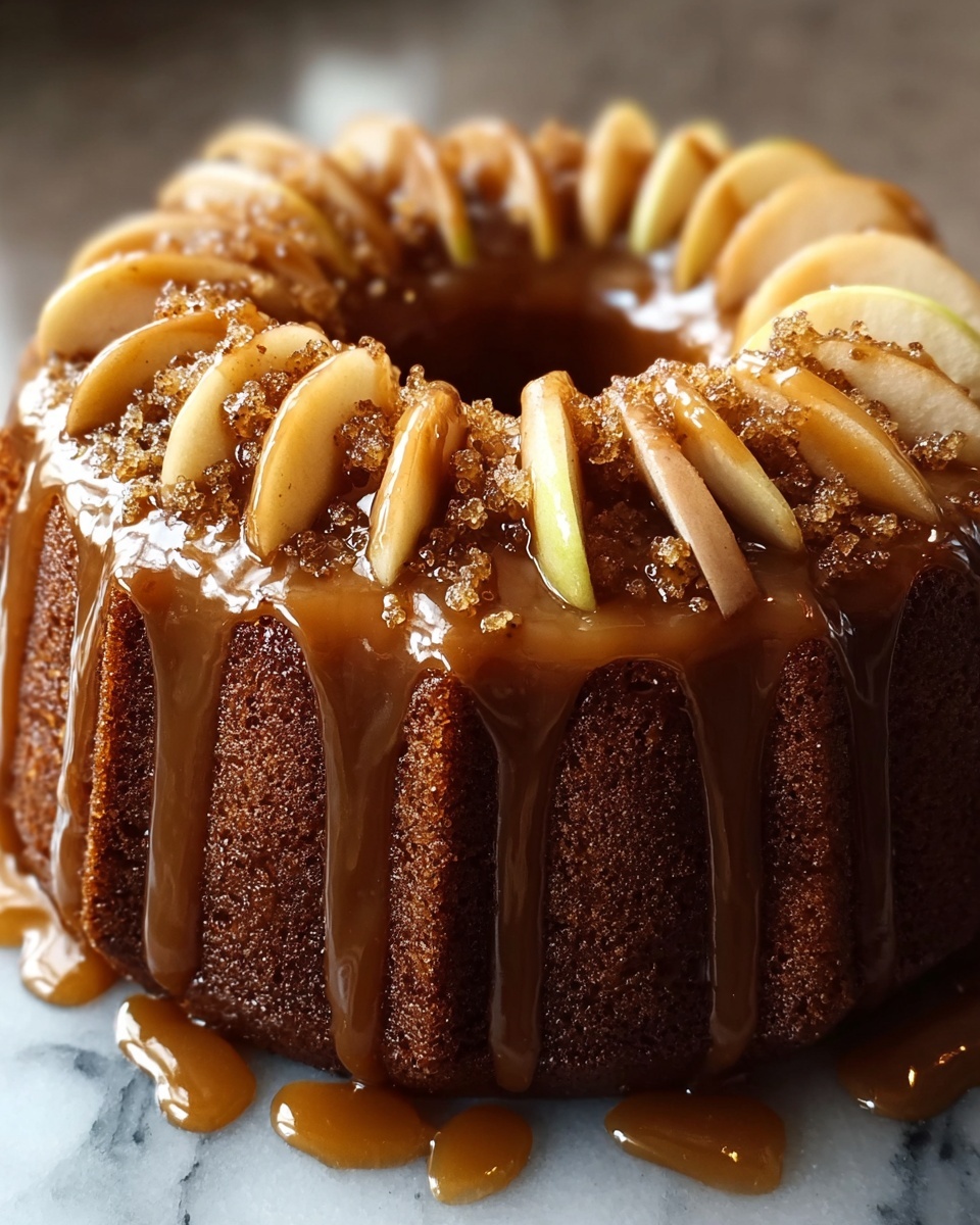 Caramelized Peach and Brown Sugar Pound Cake Recipe - Recipe Image