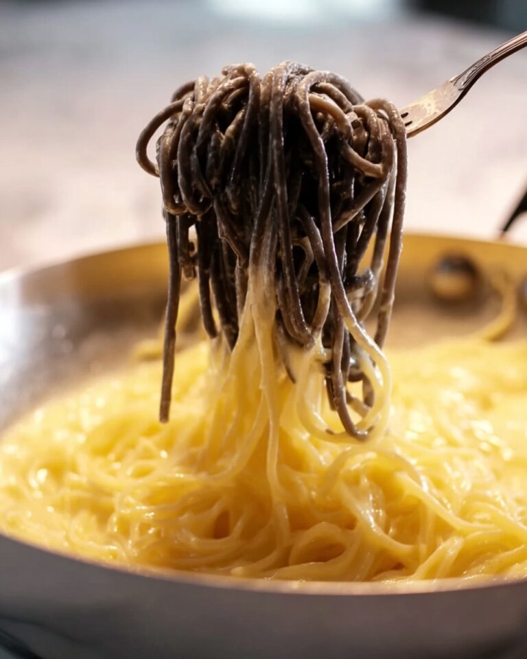 Witches Hair Pasta (Squid Ink Pasta) Recipe