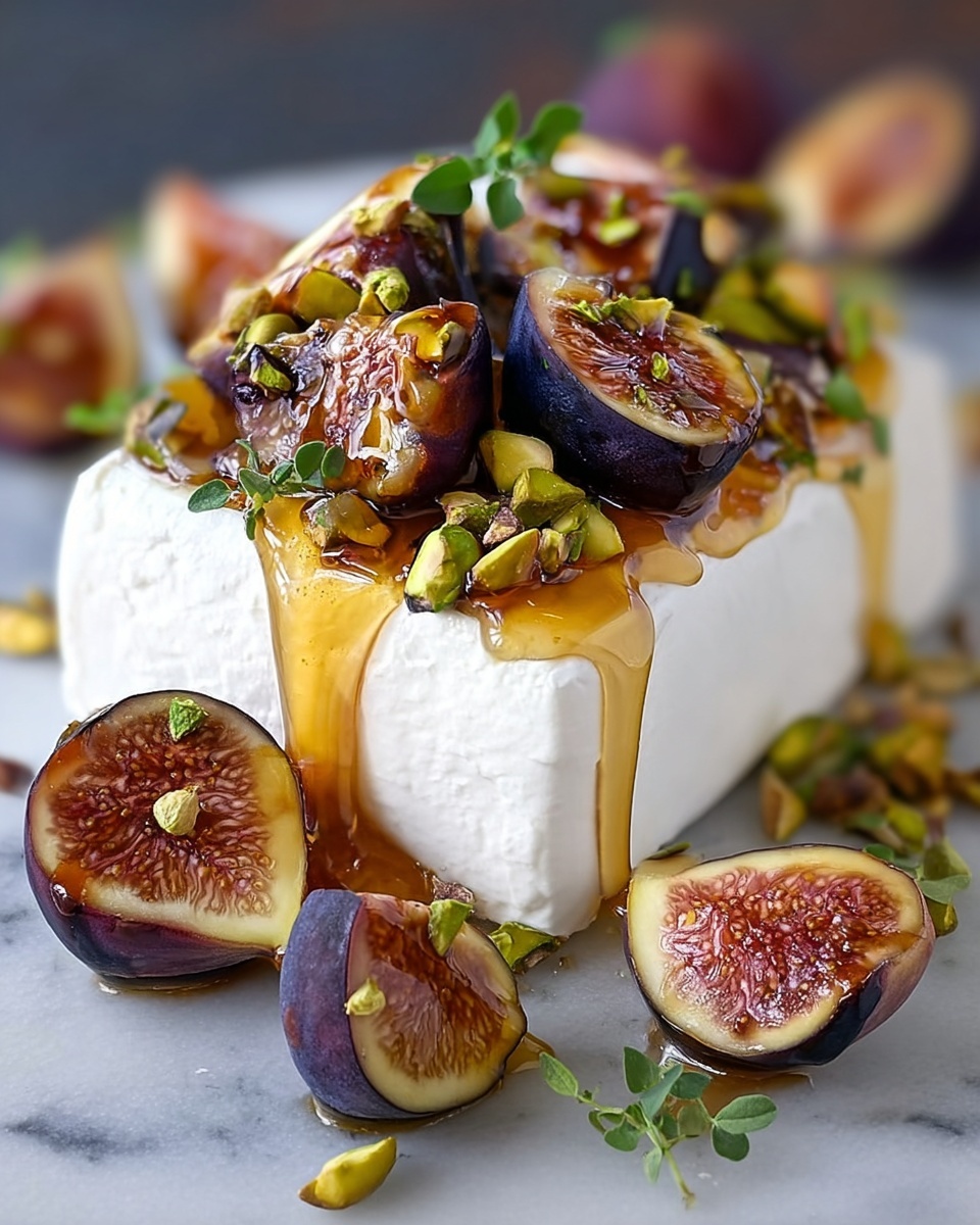 Honey Fig Pistachio Goat Cheese Appetizer Recipe - Recipe Image