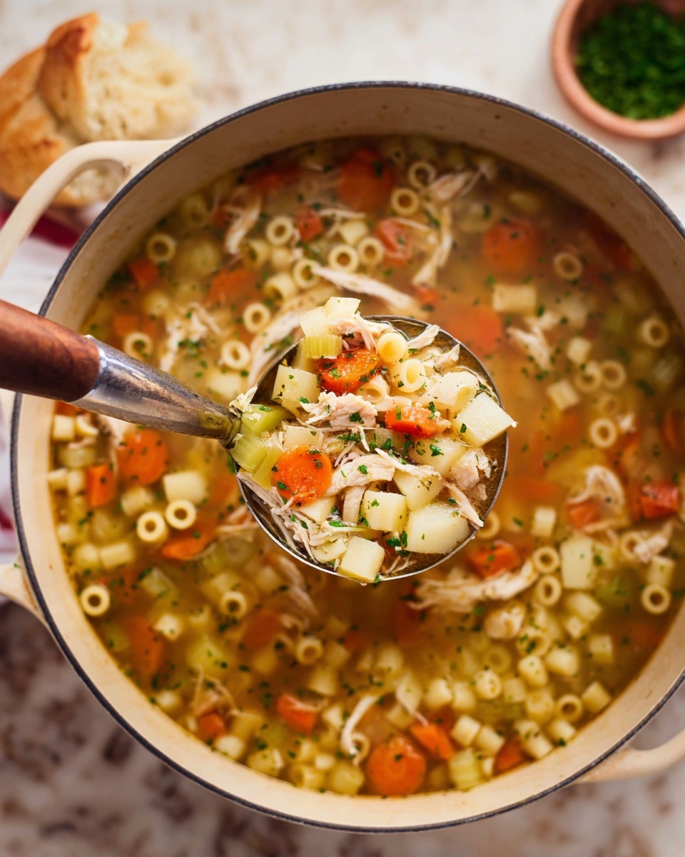 Sicilian Chicken Noodle Soup Recipe - Recipe Image