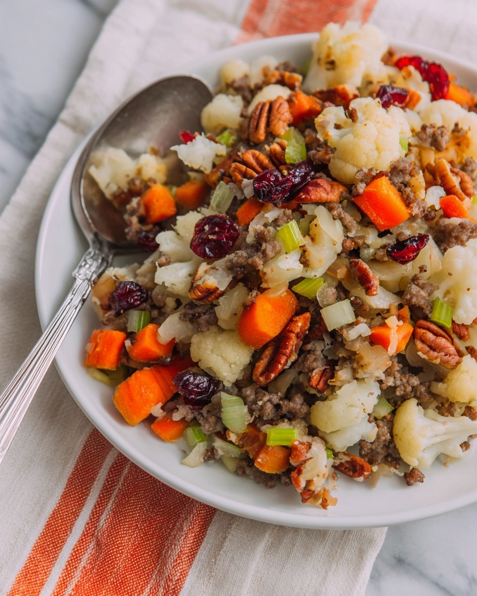 Savory Cauliflower Stuffing Recipe - Recipe Image