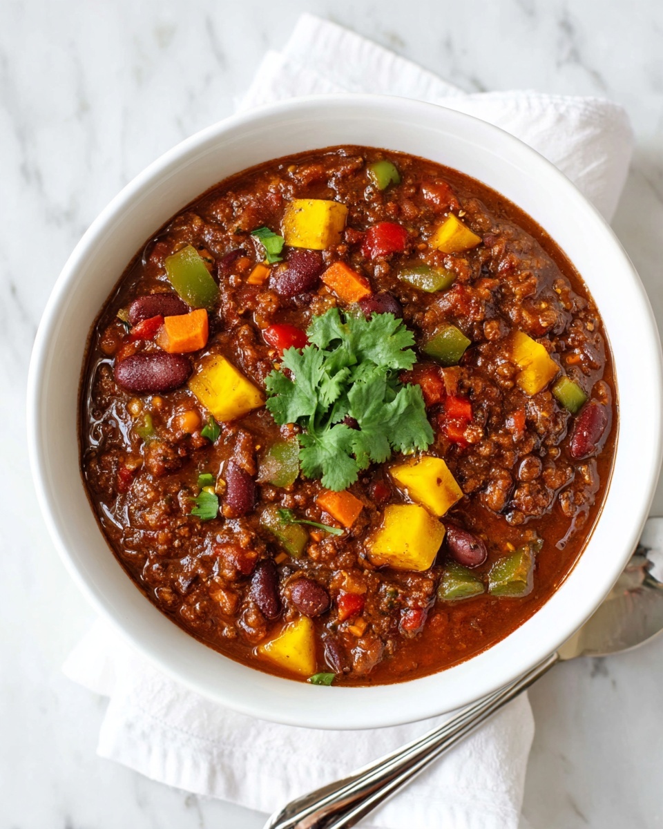 Vegetarian Chili Recipe - Recipe Image