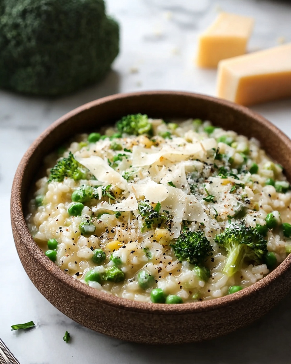 Creamy Broccoli Parmesan Risotto Recipe - Recipe Image