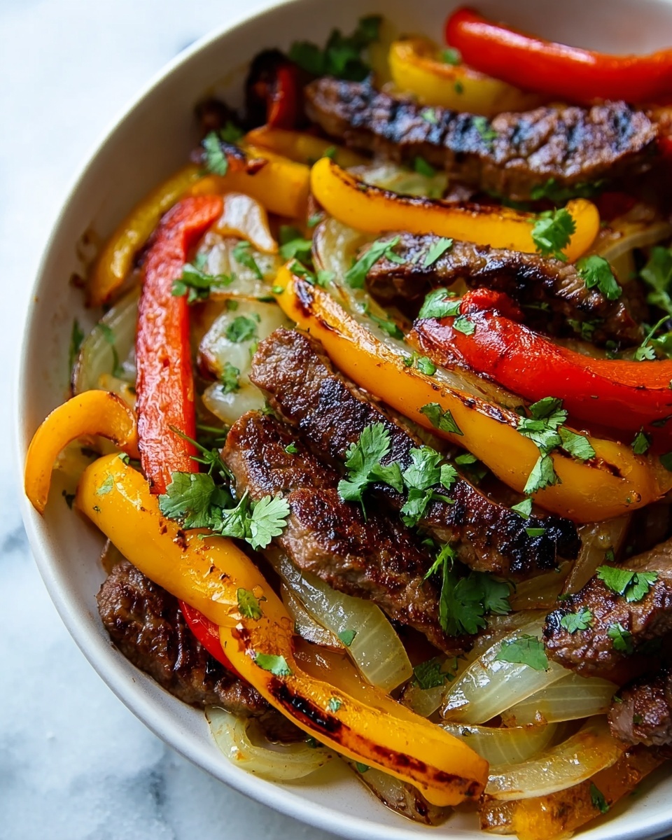 Easy One-Pot Steak Fajitas Recipe - Recipe Image