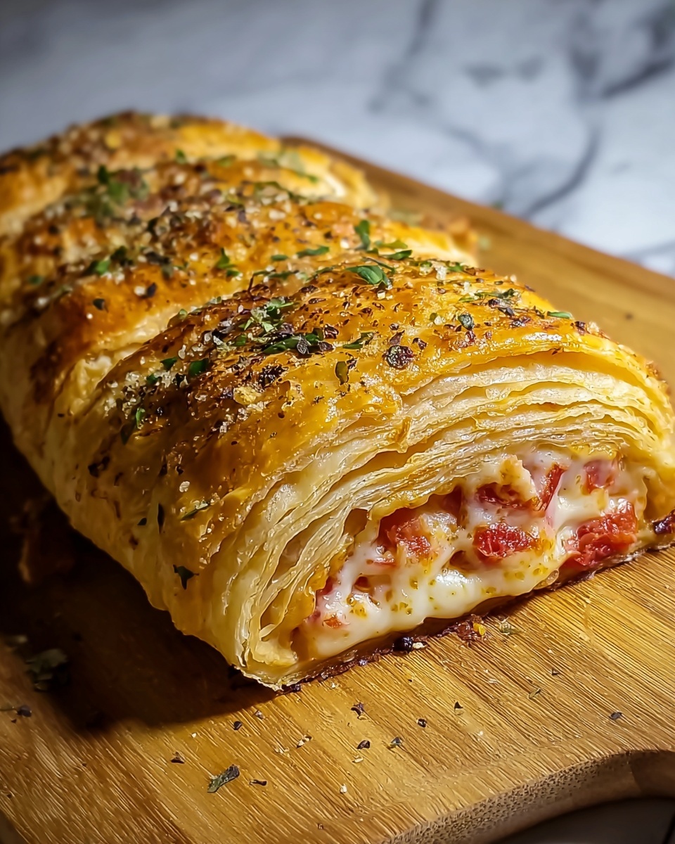 Homemade Stromboli: A Deliciously Cheesy Voyage! Recipe - Recipe Image
