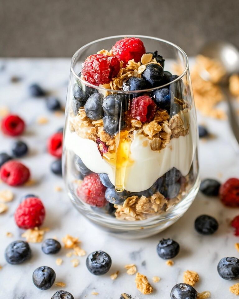 Red, White, and Blue Yogurt Parfait Recipe