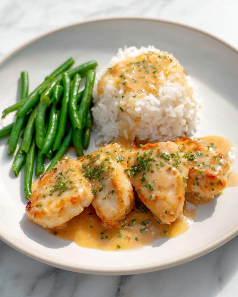 Ranch Seasoned Pork Tenderloin in Creamy Garlic Sauce Recipe