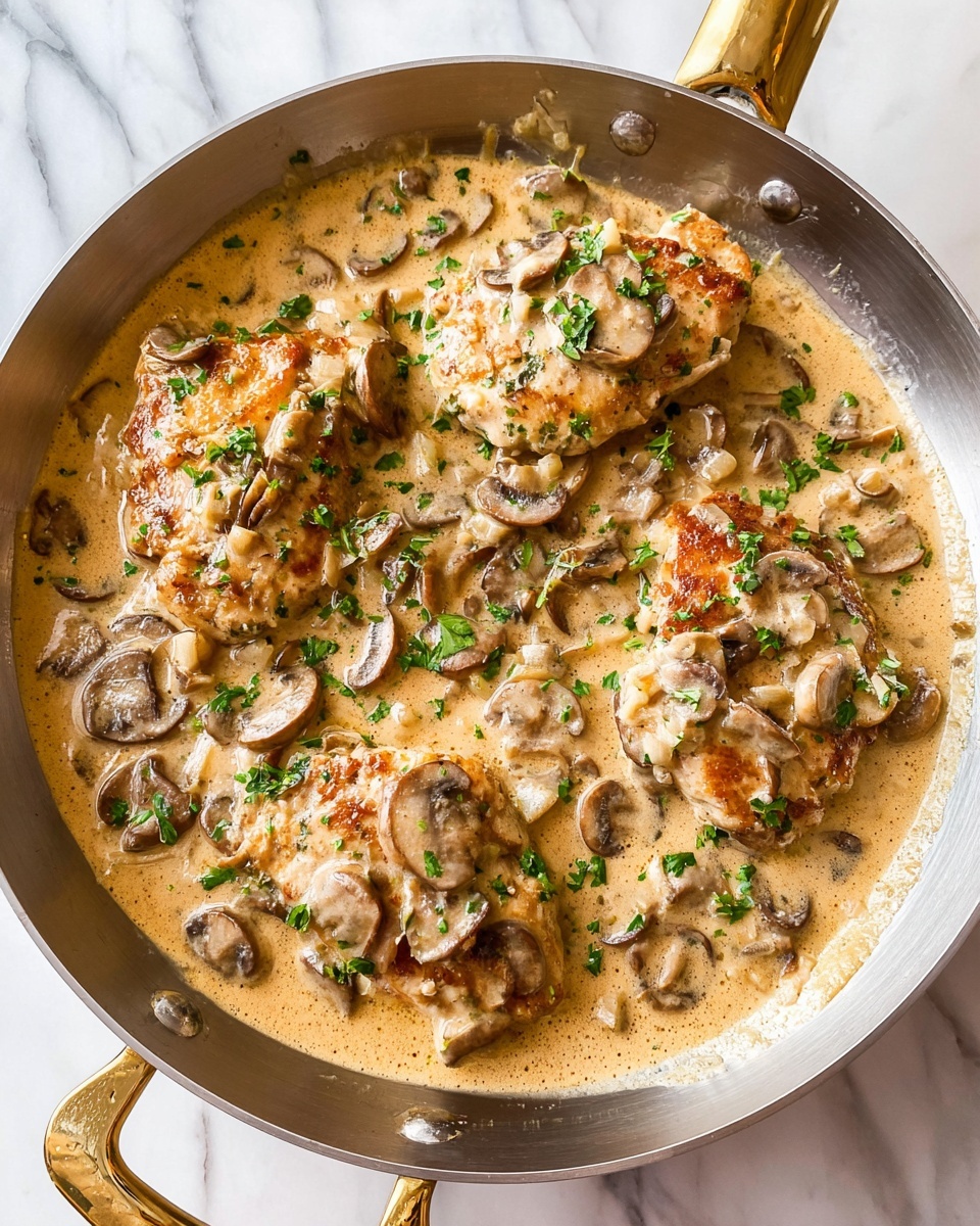 Creamy Sherry Chicken Recipe - Recipe Image