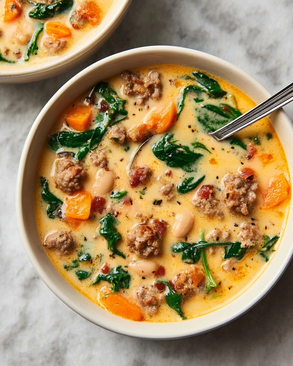 Italian Sausage White Bean Soup Recipe - Recipe Image