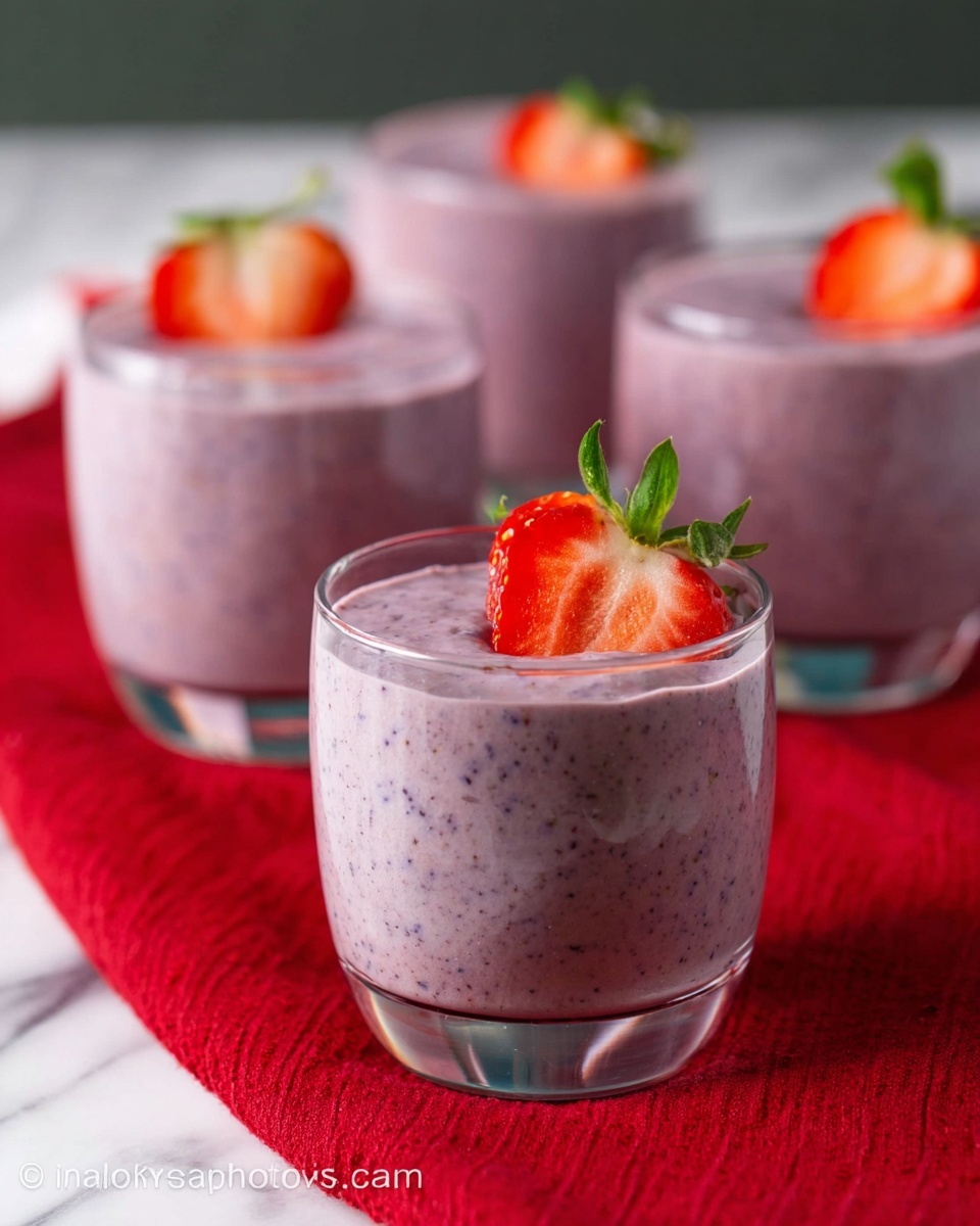 Strawberry Spinach Smoothie Recipe - Recipe Image