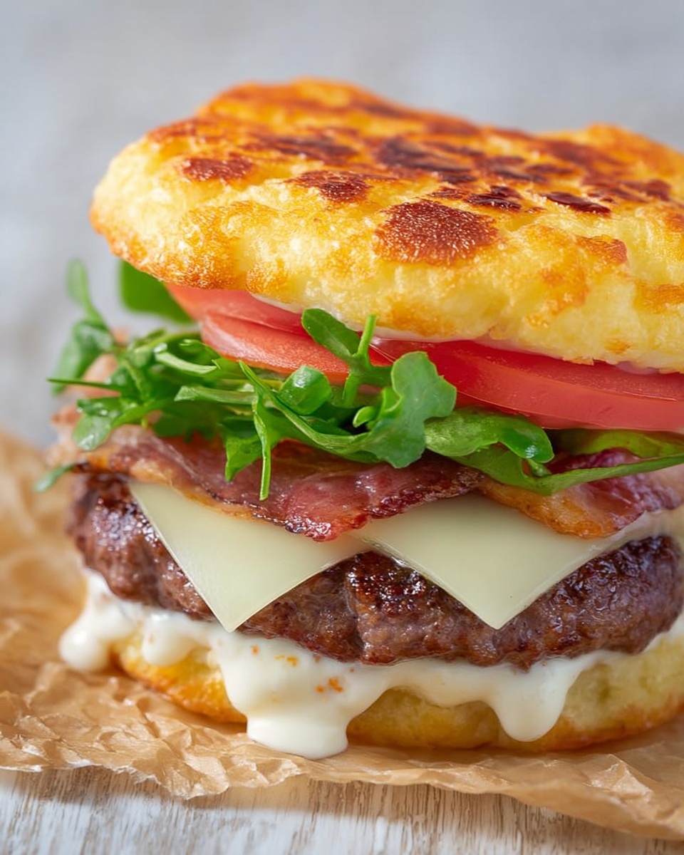 Loaded Cheeseburger Recipe - Recipe Image