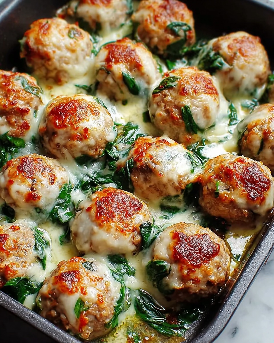 Low Carb Spinach Chicken Meatballs Recipe - Recipe Image