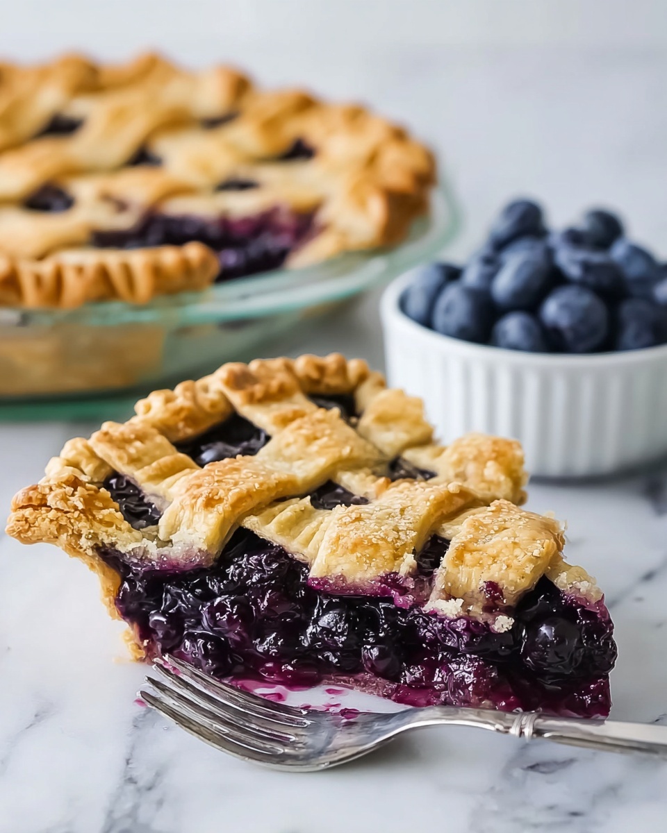 Blueberries and Cream Pie Recipe (The Dreamiest No-Bake Summer Dessert!) Recipe - Recipe Image