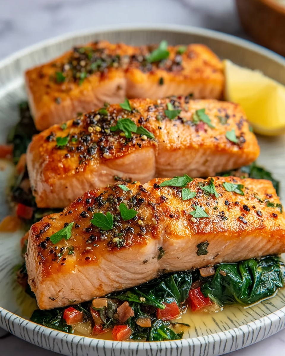Rich & Flavorful Stuffed Salmon Recipe - Recipe Image