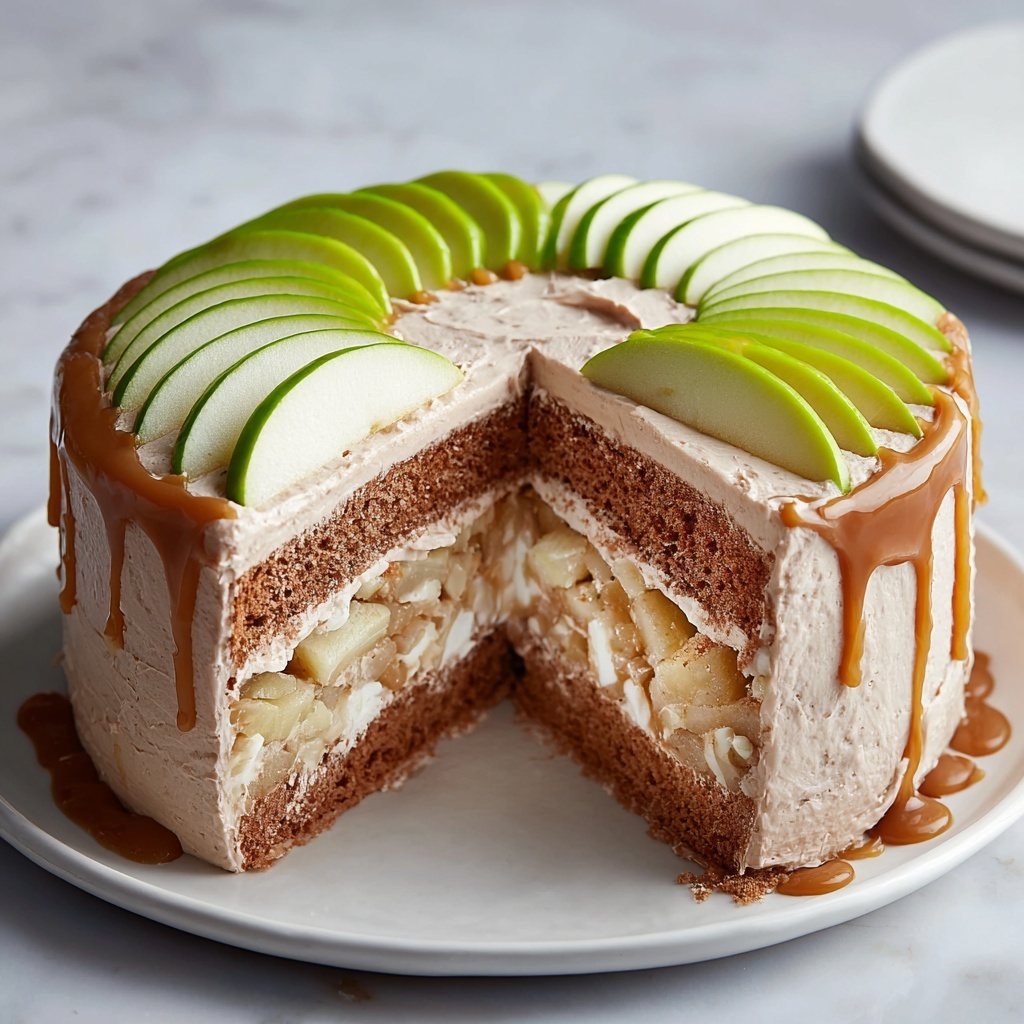 Apple Cake with Salted Caramel Frosting Recipe - Recipe Image
