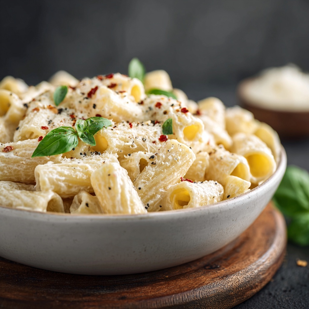 Creamy Cottage Cheese Pasta: High-Protein, Low-Effort Comfort Food Recipe - Recipe Image